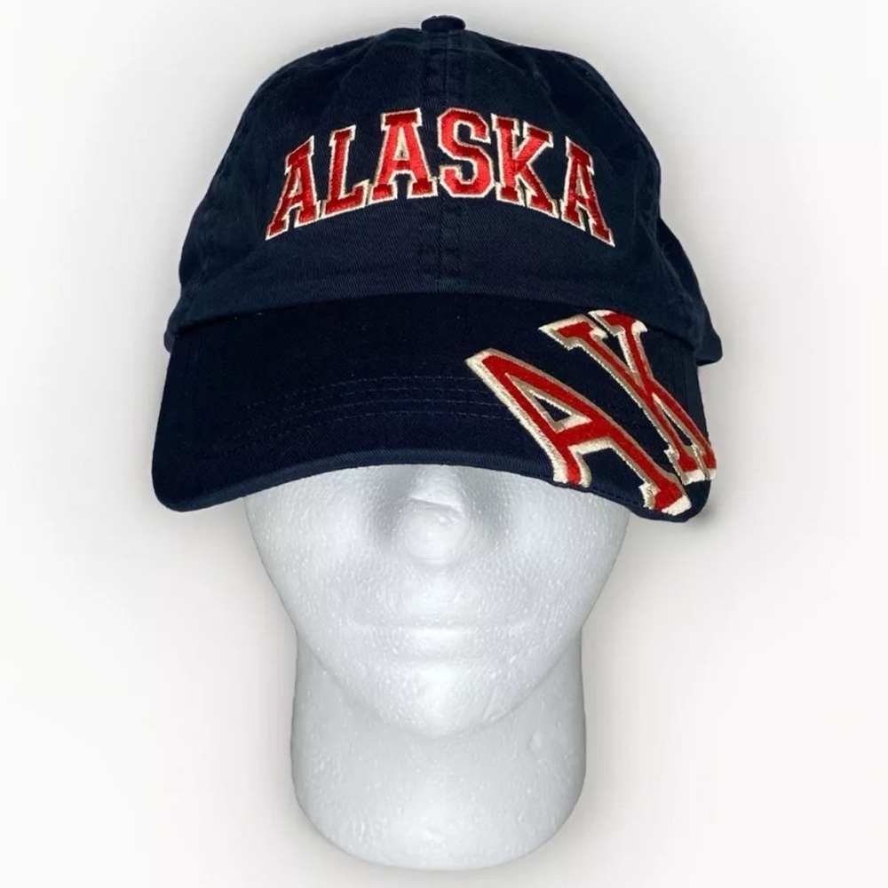 Alaska Logo Embroidered Hat made by Arctic Circle Enterprises, Anchorage Alaska